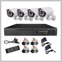 4 kamerás megfigyelő rendszer AHD CCTV