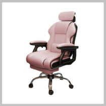 Gamer Elegance lábtartós szék pink holm8094
