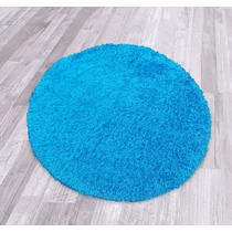 Puffy egyszínű kerek szőnyeg