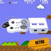 Retró játékkonzol 820 játékkal
