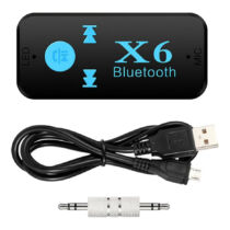 X6 Bluetooth AUX adapter SD kártya foglalattal - holm0604