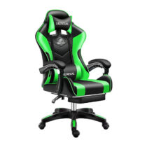 Likeregal 920 masszázs gamer szék lábtartóval zöld holm1048M