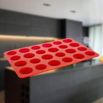 Szilikon muffin sütőforma CULINARIA Red 12 részes