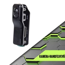 Mini kamera és hangfelvevő