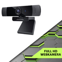 1080P Full HD Webkamera, sztereó mikrofon zajszűréssel - holm7162