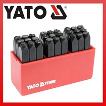 YATO BETŰBEÜTŐ KÉSZLET 6MM 27 RÉSZES YT-6862