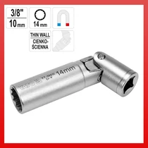 YATO Gyertya-dugókulcs, csuklós 3/8"x14mm YT-38512