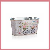 Metál kaspó BICYCLE 22,5cm ovális 63918810