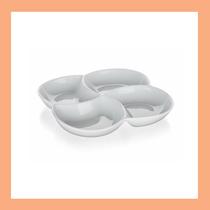 Porcelán kínálótál BIANCA 26,5x26,5, 4 rlszes 60334514
