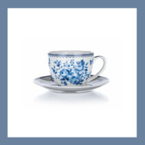 Kerámia csésze, csészealjjal BLUE FLOWERS 280ml 60334913