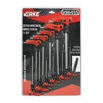 VERKE imbusz csavarhúzó készlet 11db V86435