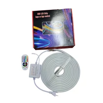 RGB Led fénykábel távirányítóval és app alkalmazással 5 méteres