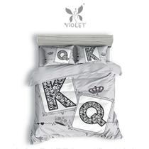 7 részes vastag ágynemű King &amp; Queen 3