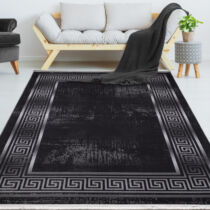 Velvet 754 Black 80 x 150 cm Rövid szálú exkluzív szőnyeg