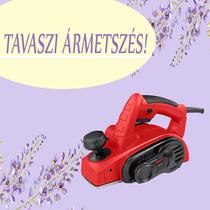Forja elektromos Gyalu, 710 W, 16500 ford./perc, gyalulási mélység 0-2 mm, gyalulási szélesség 82 mm - FEP710A