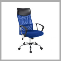 Ergonomikus irodai szék magasított háttámlával kék HOP1000998-3