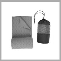 Csúszásgátlós jógatörölköző ajándék táskával szürke HOP1000973-3