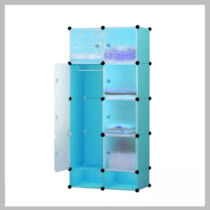 Műanyag elemes szekrény kék 10009761 
