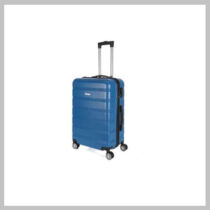 Royalty Line keményfalú bőrönd kék KÖZEPES