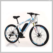 Frike Hybrid Elektromos kerékpár fehér-világos kék 250W 60km holm8377
