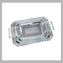 Kinghoff ezüst tálca 3db KH-4742
