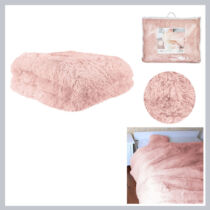 Rózsaszín hosszúszálú ágytakaró 220x240cm TX9146