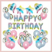 Léggömb készlet "Happy Birthday" BLN03