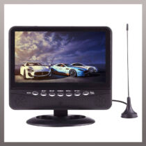 7.5" inch hordozható LCD analóg TV, SD kártya és USB bemenettel NS-701