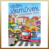Vidám járművek közlekedési játék 946914 