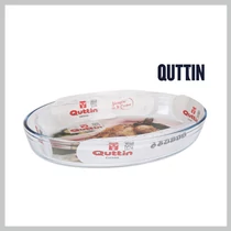Ovális üveg sütőedény QT-8890363R
 