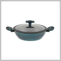 Perfect Home Sea Line tapadásmentes alumínium szeletsütő üvegfedővel 28cm indukciós 15555