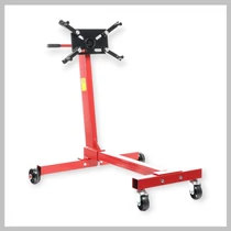 KrafTech HM-6465 Motorforgató Állvány 500kg Teherbírású, 4-Kerekű 