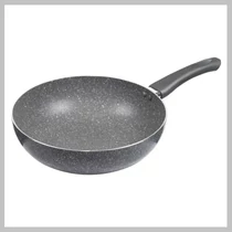 Banquet gránitszürke wok serpenyő, 84749018, 28 cm