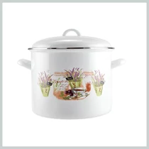 Perfect Home Levendula Zománcozott fazék 16 cm+fedő 14224