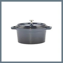 Perfect Home Zománcozott öntöttvas lábas mini 14 cm Acélkék 28110