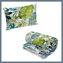 Alcam Jungle Paplan Csomag 140x200 cm, 2 darab 70x90 cm párnával, mikroszálas huzattal JUNGLEPAPLAN