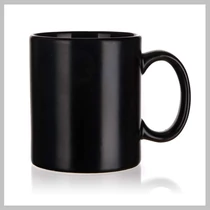 Kerámia bögre MAT 350ml, fekete 60210305