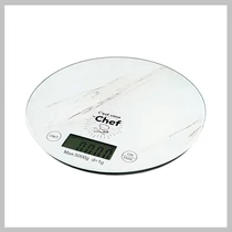 Digitális kerek konyhai mérleg max - 5 kg COOKBAL_ZE