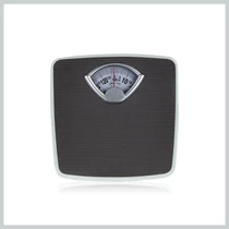 PRETTY UP Mechanikus személymérleg , 130 kg, fekete 66132016