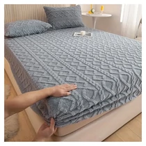 Ultra puha lepedő/matracvédő 180 x 200 cm kék HM251626K