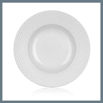 BANQUET DIAMOND LINE mély kerámia tányér, 22,2 cm, fehér 60322120