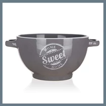 BANQUET Kerámia tál SWEET HOME 660 ml, szürke 60337165