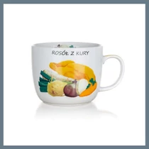 BANQUET porcelán leveses bögre, 730 ml 60JG001RZK