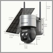 6MP PTZ HD biztonsági kamera 8X hibrid zoommal LQ32586