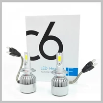 C6 H7 LED fényszóró izzó szett (2db) H7 foglalattal KE20-595