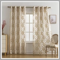 2 Paneles, Klasszikus Jacquard Átlátszó Függöny 100x200 cm, 2db LU621413-c