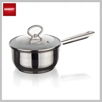 BANQUET Rozsdamentes nyeles lábas MATTE New Line 1,5 L 48ES0505SP16-A