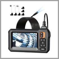 Vízálló Ipari Endoszkóp – 8 mm Digitális Boreszkóp 4.3" IPS kijelzővel, dual lencsével (5 m) PC26454-b