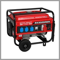 RoyalKraft Benzines Áramfejlesztő Generátor – 9500W RK9500WH