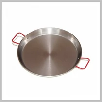 Paella serpenyő lapos polírozott 26 cm 13429